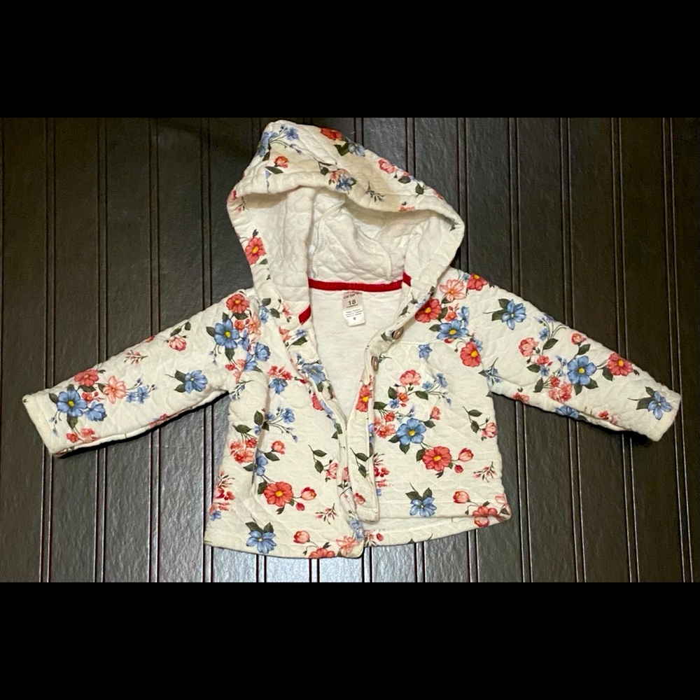 Girls Floral Jacket